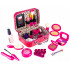 Trusa de machiaj pentru fetite, geanta cu 22 de accesorii cosmetice, fara lichide sau substante chimice, roz [17]