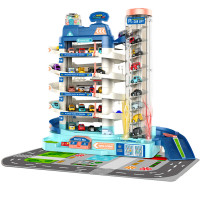 Garaj auto pentru copii cu parcare multipla, lift electric, masini incluse, cu pista, 30x30x25 cm Garaj auto pentru copii cu parcare multipla, lift electric, masini incluse, cu pista, 30x30x25 cm