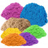 Set nisip kinetic XXL pentru copii cu 4.5kg nisip colorat, 75 forme, tavita gonflabila 55x41x7 cm [4]