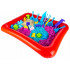 Set nisip kinetic XXL pentru copii cu 4.5kg nisip colorat, 75 forme, tavita gonflabila 55x41x7 cm [5]