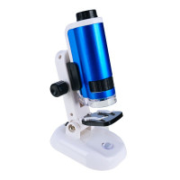 Microscop educational cu accesorii, marire 100x-250x, iluminare LED, suport smartphone, set pentru experimente Microscop educational cu accesorii, marire 100x-250x, iluminare LED, suport smartphone, set pentru experimente