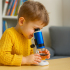 Microscop educational cu accesorii, marire 100x-250x, iluminare LED, suport smartphone, set pentru experimente [4]
