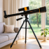 Telescop pentru copii cu stativ si 2 oculare pentru observarea cerului, 46x43x33 cm, negru [3]