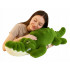 Jucarie de plus Crocodil urias 100 cm, multifunctionala 2 in 1, perna moale pentru imbratisat si relaxare, umplutura elastica din fibre, ideala pentru [5]
