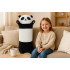 Jucarie de plus Panda urias 70 cm, multifunctionala 2 in 1, perna moale pentru imbratisat si relaxare, umplutura pufoasa din poliester, ideala pentru [4]