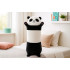 Jucarie de plus Panda urias 70 cm, multifunctionala 2 in 1, perna moale pentru imbratisat si relaxare, umplutura pufoasa din poliester, ideala pentru [5]