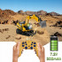 Excavator cu telecomanda, scara 1/14, cu telecomanda, incarcare USB, 14 canale [3]