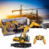 Excavator cu telecomanda, scara 1/14, cu telecomanda, incarcare USB, 14 canale [14]