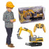 Excavator cu telecomanda, scara 1/14, cu telecomanda, incarcare USB, 14 canale [11]