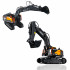Excavator RC cu senile pentru copii, lumini si brat functional, telecomanda, incarcare USB, 32x30x12 cm [4]