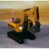 Set utilaje construction RC cu excavator si basculanta, lumini si abur, telecomanda, 3 accesorii incluse [5]