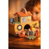 Arca lui Noe din lemn, jucarie educativa cu 17 figurine, 25x13x23 cm, multicolor [4]