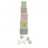 Cuburi educative din lemn 5 piese cu forme geometrice, 48 cm, multicolor [2]