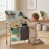 Banc de lucru pentru copii din lemn cu unelte si accesorii, 56x31x86 cm, multicolor [7]
