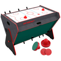 Masa de joc multifunctionala 3 in 1, fotbal, biliard si air hockey, 124x84x85 cm Masa de joc multifunctionala 3 in 1, fotbal, biliard si air hockey, 124x84x85 cm