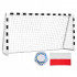 Poarta de fotbal 300x200 cm, structura metalica solida profil 6x3 cm, include plasa, ancore fixare, minge de fotbal [4]