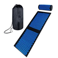 Saltea si perna pentru ameliorarea durerilor prin acupresiune, 130x50cm, albastru Saltea si perna pentru ameliorarea durerilor prin acupresiune, 130x50cm, albastru