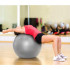 Minge pentru fitness sau yoga 75cm, 300kg, pompa inclusa, gri [2]
