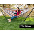 Hamac dublu pentru doua persoane, 200x150cm, 160kg, gri si maro [12]