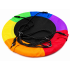 Leagan tip cuib, cu rama metalica si steaguri colorate, prindere dubla, diametru 80 cm, maxim 150 kg, multicolor [3]