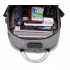 Rucsac impermeabil, cu sistem antifurt, port USB, 45x14x30cm, 25litri, negru si gri [10]