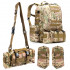 Rucsac militar pentru drumetie, impermeabil, ultra usor, 4 in 1, 50litri, culoare combat camuflaj [2]