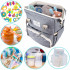 (DL) Geanta rucsac pentru bebelusi si mamici, Travel Organizer set cu Changing Pad, 5 in 1, 41x30x19cm , gri [16]