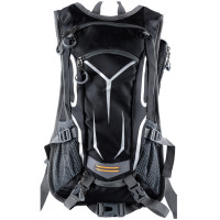 Rucsac de drumetie, gri cu elemente reflectorizante, 18litri, 45x30x15cm