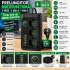 Prelungitor electric vertical tip turn cu 3 prize, 4 porturi USB-A si 1 port USB-C, alimentare simultana pana la 8 dispozitive, putere maxima 2500 W, [2]