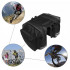 Geanta bicicleta spate 34x12x32 cm, 20L, poliester impermeabil, prindere pe portbagaj, negru [13]