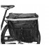 Geanta bicicleta spate 34x12x32 cm, 20L, poliester impermeabil, prindere pe portbagaj, negru [5]