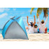 Cort plaja si picnic deschis Sersimo, protectie UV, 220x115x120cm, albastru gri [3]