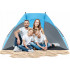 Cort plaja si picnic deschis Sersimo, protectie UV, 220x115x120cm, albastru gri [10]