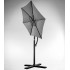 Umbrela pentru gradina XL cu rotatie 360 si ventilatie, diametru 300 cm, gri [3]