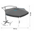 Umbrela de gradina cu brat lateral, inclinabila, panza poliester 160 g/mp, husa de protectie, 300 cm, gri [7]