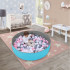 Piscina uscata pliabila pentru copii, tarc de joaca pentru bile cu diametru 100 cm si inaltime 30 cm, depozitare compacta, potrivita pentru interior s [7]