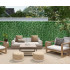 Panou paravan cu frunze artificiale pentru gard sau balcon, 100x500cm, verde [8]
