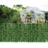 Panou paravan cu frunze artificiale pentru gard sau balcon, 100x300cm, verde [3]
