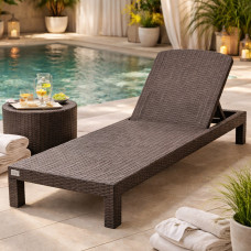 Sezlong pliabil tip valiza, 3 pozitii reglare, structura usoara pentru transport, 186x60x30 cm, maro Sezlong pliabil tip valiza, 3 pozitii reglare, structura usoara pentru transport, 186x60x30 cm, maro