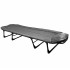 Pat pliabil camping Deluxe Trip cu spatar reglabil tip sezlong, 200x65x32 cm, gri [7]