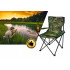 Scaun pliabil camping sau pescuit Sersimo, suport pahar, camuflaj [7]