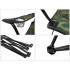 Scaun pliabil camping sau pescuit Sersimo, suport pahar, camuflaj [11]