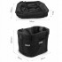 Cos bicicleta fata 34x24x25 cm, aluminiu si material textil, sistem click, cu husa ploaie, negru [6]