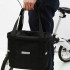 Cos bicicleta fata 34x24x25 cm, aluminiu si material textil, sistem click, cu husa ploaie, negru [7]