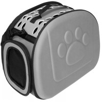 Cusca transport animale pliabila, 43x30x32 cm, maxim 6kg, gri Cusca transport animale pliabila, 43x30x32 cm, maxim 6kg, gri