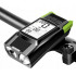 Far bicicleta 3 in 1, 2x LED 5 Wati, claxon, vitezometru, distanta, acumulator 4000mAh, USB, rezistent la apa [12]