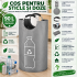 Cos pliabil pentru colectarea sticlelor si dozelor reciclabile SGR, capacitate 90 L, material Oxford rezistent, manere pentru transport, design compac [2]