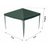 Cort pavilion de gradina, 300x300 cm, impermeabil cu rezistenta UV, verde [6]