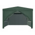 Cort pavilion de gradina, 300x300 cm, cu 4 pereti laterali cu ferestre, impermeabil cu rezistenta UV, verde [13]