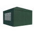 Cort pavilion de gradina, 300x300 cm, cu 4 pereti laterali cu ferestre, impermeabil cu rezistenta UV, verde [11]